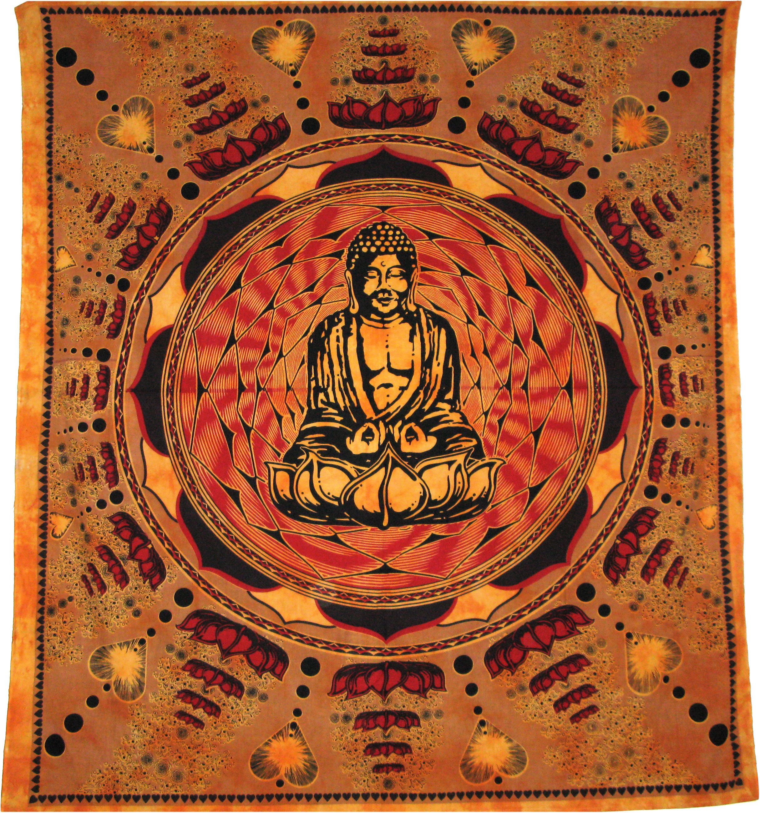 Lotus Buddha Bed Cover