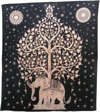 Tree Elephant Bed Cover