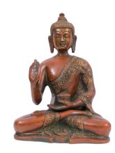 18cm Brass Buddha Statue