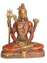 20cm Brass Shiva Statue