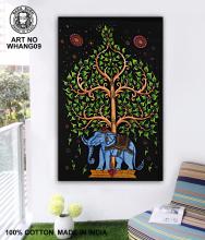 Wall Hanging Blue Elephant