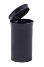 Black Opaque Pop Top Bottle 19 Dram 3.5gms